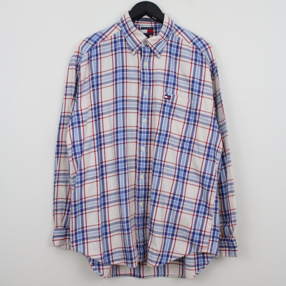 Vintage Tommy Hilfiger Plaid Flannel L/S Shirt